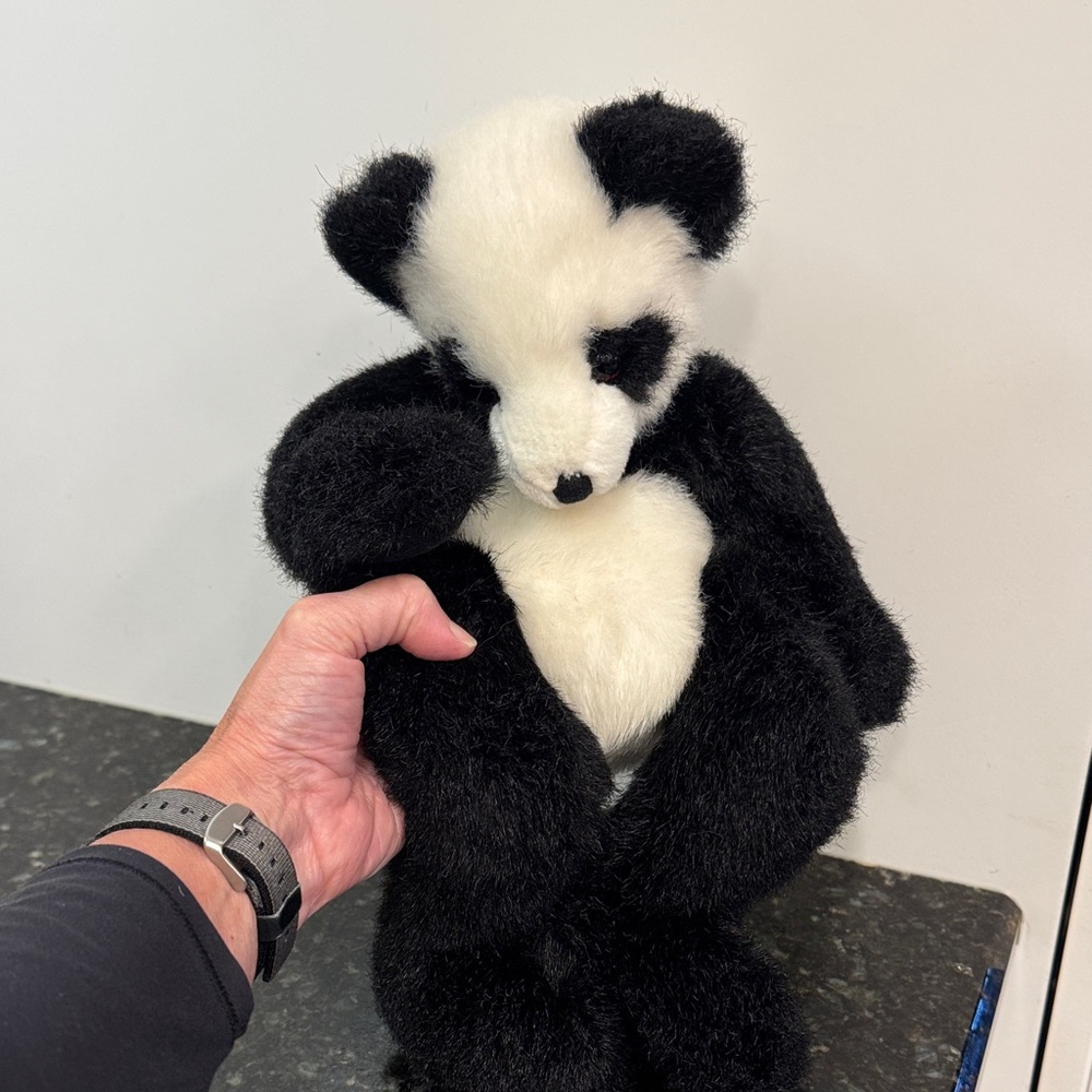 Ty Plush Large 12” Tall 'MANDARIN' Panda Bear 1995  #5201 Vintage